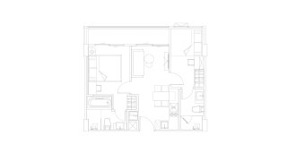 Планировка кондомониума 2 спальни в корпусе Building B Fantasea Condo Rawai in Rawai, Thailand, ЖК Fantasea Condo Rawai № 11009